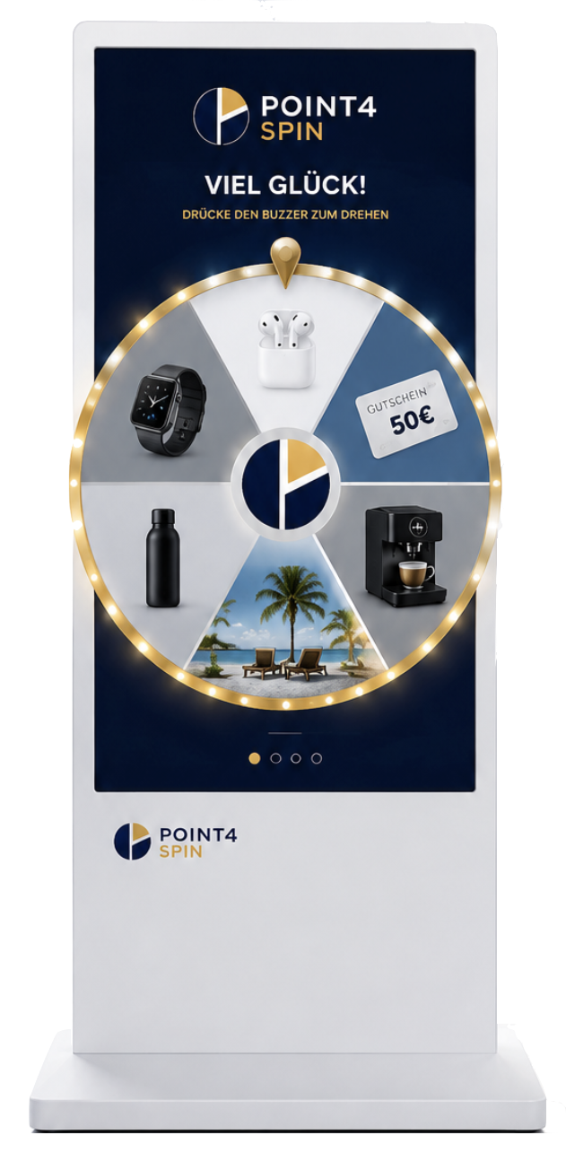 Point4 Spin Glücksrad Terminal
